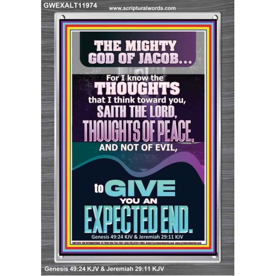 THOUGHTS OF PEACE AND NOT OF EVIL  Scriptural Décor  GWEXALT11974  