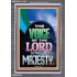 THE VOICE OF THE LORD IS FULL OF MAJESTY  Scriptural Décor Portrait  GWEXALT11978  "25x33"