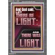 AND GOD SAID LET THERE BE LIGHT  Christian Quotes Portrait  GWEXALT11995  