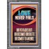 LOVE NEVER FAILS AND NEVER FADES OUT  Christian Artwork  GWEXALT12010  "25x33"