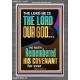 HE HATH REMEMBERED HIS COVENANT FOR EVER  Modern Christian Wall Décor  GWEXALT12187  
