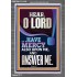 O LORD HAVE MERCY ALSO UPON ME AND ANSWER ME  Bible Verse Wall Art Portrait  GWEXALT12189  "25x33"