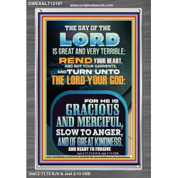 REND YOUR HEART AND NOT YOUR GARMENTS  Biblical Paintings Portrait  GWEXALT12197  "25x33"