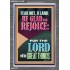 FEAR NOT O LAND THE LORD WILL DO GREAT THINGS  Christian Paintings Portrait  GWEXALT12198  "25x33"