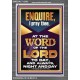 MEDITATE THE WORD OF THE LORD DAY AND NIGHT  Contemporary Christian Wall Art Portrait  GWEXALT12202  