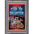 TAKE THE CUP OF SALVATION AND CALL UPON THE NAME OF THE LORD  Scripture Art Portrait  GWEXALT12203  "25x33"