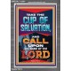 TAKE THE CUP OF SALVATION AND CALL UPON THE NAME OF THE LORD  Scripture Art Portrait  GWEXALT12203  