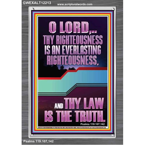 THY LAW IS THE TRUTH O LORD  Religious Wall Art   GWEXALT12213  