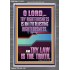 THY LAW IS THE TRUTH O LORD  Religious Wall Art   GWEXALT12213  "25x33"