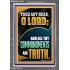 ALL THY COMMANDMENTS ARE TRUTH O LORD  Ultimate Inspirational Wall Art Picture  GWEXALT12217  "25x33"