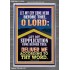 LET MY SUPPLICATION COME BEFORE THEE O LORD  Unique Power Bible Picture  GWEXALT12219  "25x33"