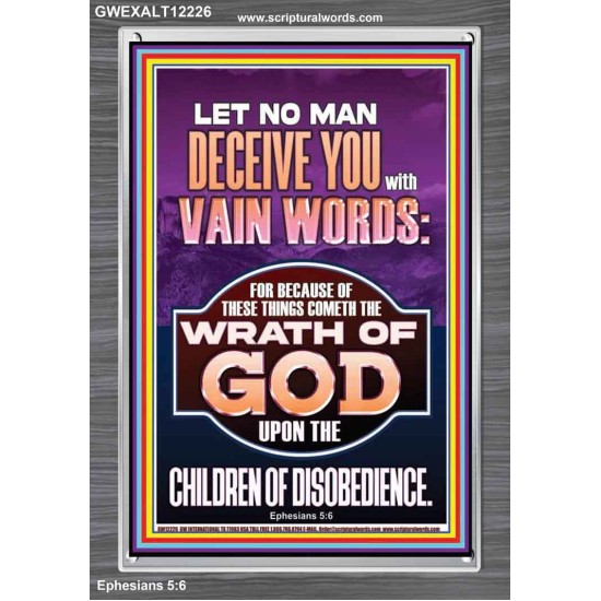 LET NO MAN DECEIVE YOU WITH VAIN WORDS  Church Picture  GWEXALT12226  