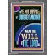 UNDERSTAND WHAT THE WILL OF THE LORD IS  Sanctuary Wall Picture Portrait  GWEXALT12228  