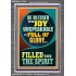 BE BLESSED WITH JOY UNSPEAKABLE  Contemporary Christian Wall Art Portrait  GWEXALT12239  "25x33"