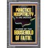 PRACTICE HOSPITALITY TO ONE ANOTHER  Contemporary Christian Wall Art Portrait  GWEXALT12254  "25x33"