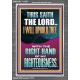 I WILL UPHOLD THEE WITH THE RIGHT HAND OF MY RIGHTEOUSNESS  Christian Quote Portrait  GWEXALT12267  