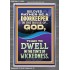 RATHER BE A DOORKEEPER IN THE HOUSE OF GOD THAN IN THE TENTS OF WICKEDNESS  Scripture Wall Art  GWEXALT12283  "25x33"