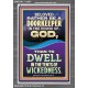 RATHER BE A DOORKEEPER IN THE HOUSE OF GOD THAN IN THE TENTS OF WICKEDNESS  Scripture Wall Art  GWEXALT12283  