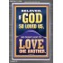 LOVE ONE ANOTHER  Wall Décor  GWEXALT12299  "25x33"