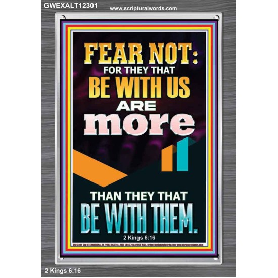 THEY THAT BE WITH US ARE MORE THAN THEM  Modern Wall Art  GWEXALT12301  