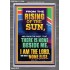 FROM THE RISING OF THE SUN AND THE WEST THERE IS NONE BESIDE ME  Affordable Wall Art  GWEXALT12308  "25x33"