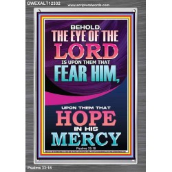 THEY THAT HOPE IN HIS MERCY  Unique Scriptural ArtWork  GWEXALT12332  