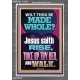 RISE TAKE UP THY BED AND WALK  Bible Verse Portrait Art  GWEXALT12383  