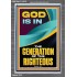 GOD IS IN THE GENERATION OF THE RIGHTEOUS  Ultimate Inspirational Wall Art  Portrait  GWEXALT12679  "25x33"