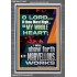 WITH MY WHOLE HEART I WILL SHEW FORTH ALL THY MARVELLOUS WORKS  Bible Verses Art Prints  GWEXALT12997  "25x33"