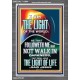 HAVE THE LIGHT OF LIFE  Scriptural Décor  GWEXALT13004  