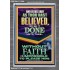 AS THOU HAST BELIEVED SO BE IT DONE UNTO THEE  Scriptures Décor Wall Art  GWEXALT13006  "25x33"