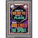 BE UNITED TOGETHER AS A LIVING PLACE OF GOD IN THE SPIRIT  Scripture Portrait Signs  GWEXALT13016  