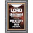 THE LORD HAS NOT GIVEN ME OVER UNTO DEATH  Contemporary Christian Wall Art  GWEXALT13045  "25x33"