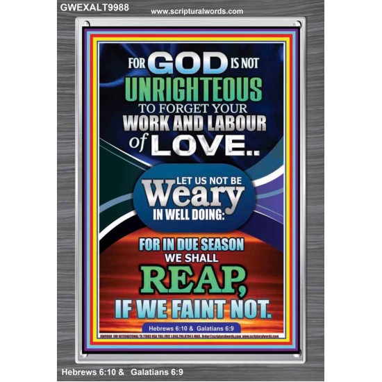 DO NOT BE WEARY IN WELL DOING  Children Room Portrait  GWEXALT9988  