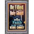 BE FILLED WITH THE HOLY GHOST  Righteous Living Christian Portrait  GWEXALT9994  "25x33"