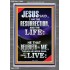I AM THE RESURRECTION AND THE LIFE  Eternal Power Portrait  GWEXALT9995  "25x33"