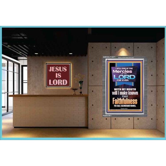 SING OF THE MERCY OF THE LORD  Décor Art Work  GWEXALT10071  