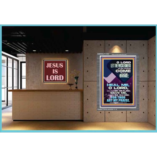 LET THE WICKEDNESS OF THE WICKED COME TO AN END  Scriptural Décor  GWEXALT11802  