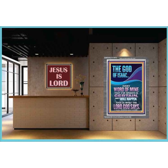 EVERY WORD OF MINE IS CERTAIN SAITH THE LORD  Scriptural Wall Art  GWEXALT11973  