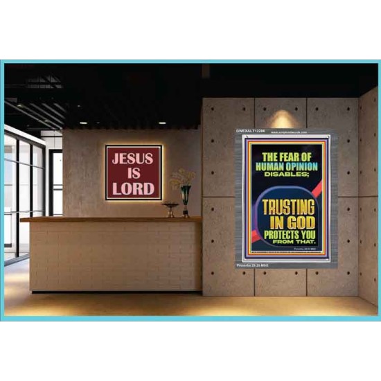 TRUSTING IN GOD PROTECTS YOU  Scriptural Décor  GWEXALT12286  