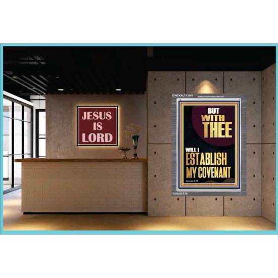 WITH THEE WILL I ESTABLISH MY COVENANT  Scriptures Wall Art  GWEXALT13001  