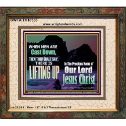 THOU SHALL SAY LIFTING UP  Ultimate Inspirational Wall Art Picture  GWFAITH10353  "18X16"