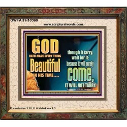 GOD HATH MADE EVERYTHING BEAUTIFUL ALLELUIA  Children Room  GWFAITH10360  "18X16"