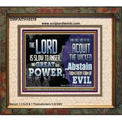 THE LORD GOD ALMIGHTY GREAT IN POWER  Sanctuary Wall Portrait  GWFAITH10379  "18X16"
