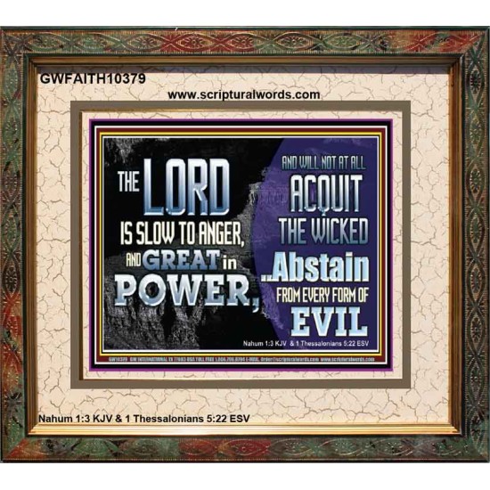 THE LORD GOD ALMIGHTY GREAT IN POWER  Sanctuary Wall Portrait  GWFAITH10379  