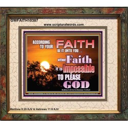 ACCORDING TO YOUR FAITH BE IT UNTO YOU  Children Room  GWFAITH10387  