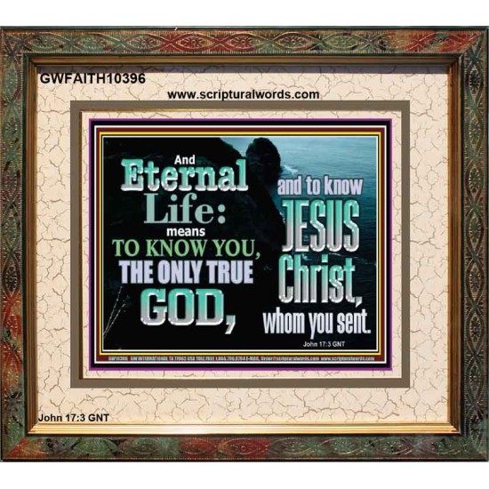 ETERNAL LIFE ONLY THROUGH CHRIST JESUS  Children Room  GWFAITH10396  