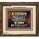 CROWN OF GLORY FOR OVERCOMERS  Scriptures Décor Wall Art  GWFAITH10440  