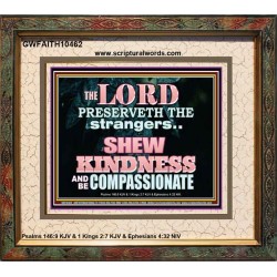 SHEW KINDNESS AND BE COMPASSIONATE  Christian Quote Portrait  GWFAITH10462  