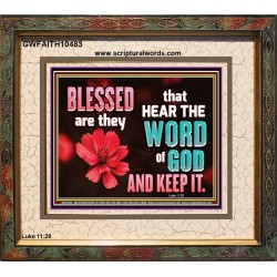 BE DOERS AND NOT HEARER OF THE WORD OF GOD  Bible Verses Wall Art  GWFAITH10483  "18X16"